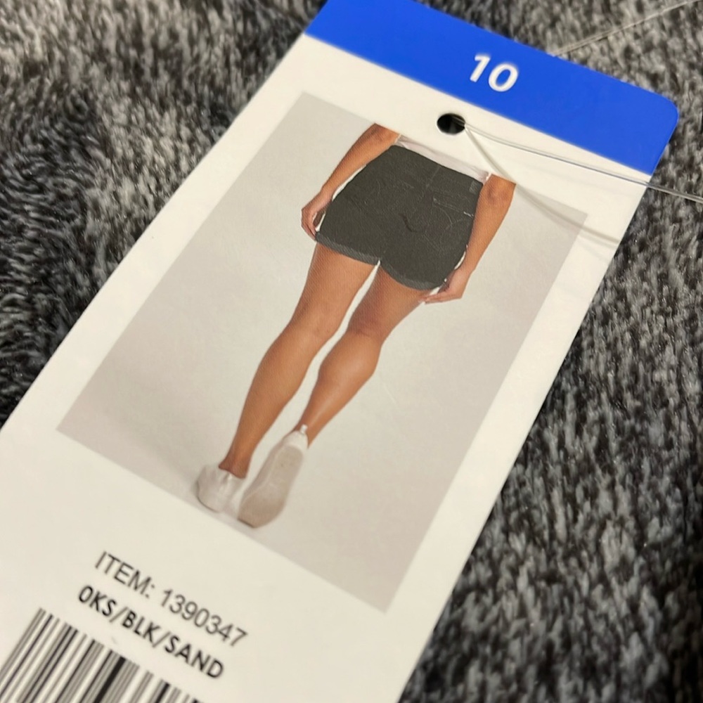 Calvin Klein denim shorts black size 10 NWT